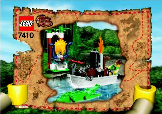 Notice / Instructions de Montage - LEGO - 7410 - Jungle River: Page 1