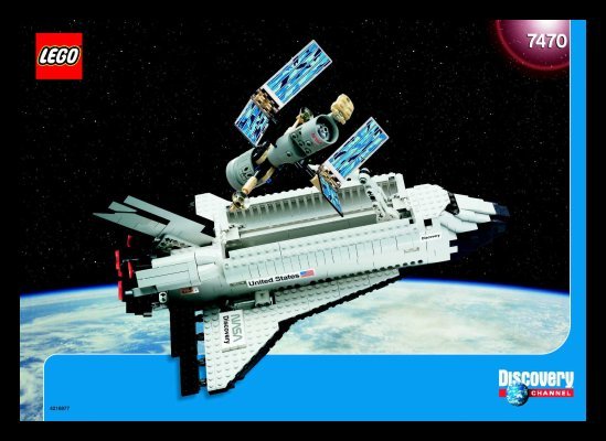 Notice / Instructions de Montage - LEGO - 7470 - Space Shuttle Discovery: Page 1