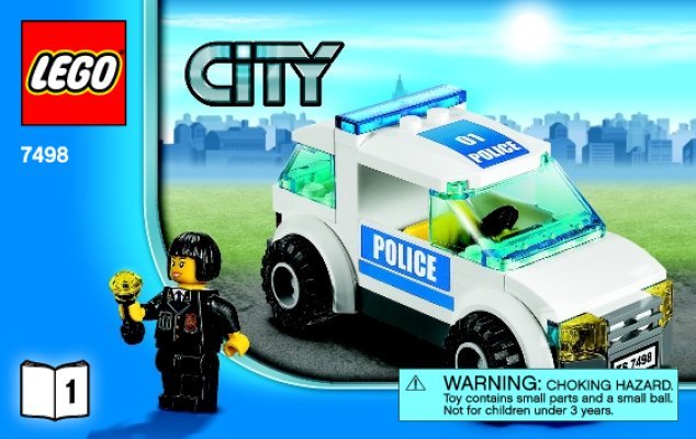 Notice / Instructions de Montage - LEGO - 7498 - Police Station: Page 1