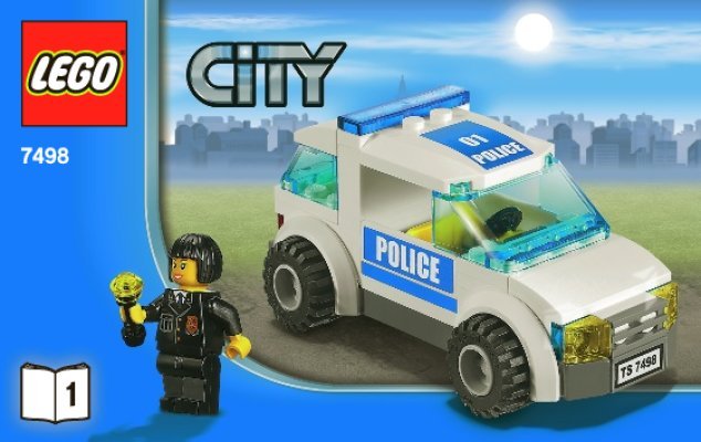 Notice / Instructions de Montage - LEGO - 7498 - Police Station: Page 1