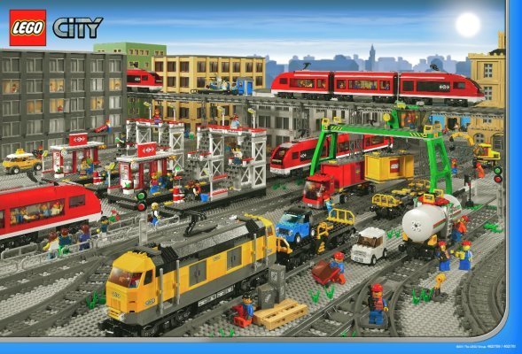 Notice / Instructions de Montage - LEGO - City - 7499 - Rails flexibles et droits: Page 1