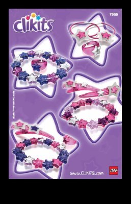 Notice / Instructions de Montage - LEGO - 7555 - Glitter & Sparkle Beauty Kit: Page 1