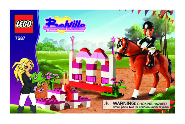 Notice / Instructions de Montage - LEGO - 7587 - Horse Jumping: Page 1