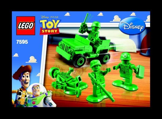 Notice / Instructions de Montage - LEGO - 7595 - Army Men on Patrol: Page 1