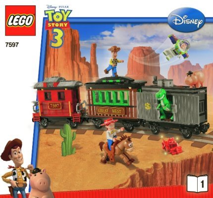 Notice / Instructions de Montage - LEGO - 7597 - Western Train Chase: Page 1