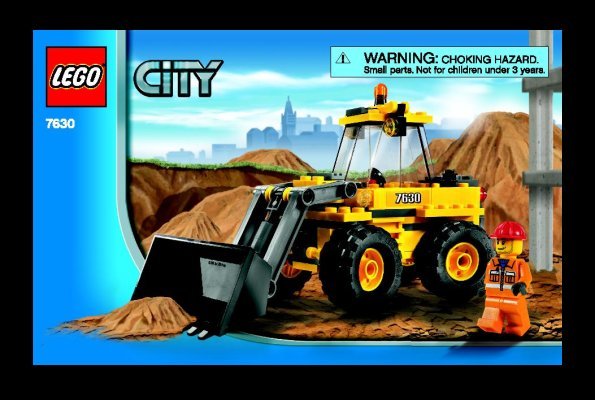 Notice / Instructions de Montage - LEGO - 7630 - Front-end Loader: Page 1