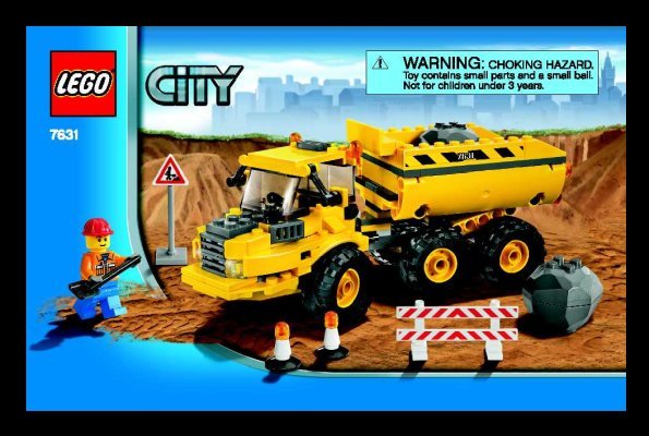 Notice / Instructions de Montage - LEGO - 7631 - Dump Truck: Page 1