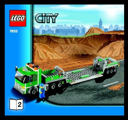 Notice / Instructions de Montage - LEGO - 7633 - Construction Site: Page 1