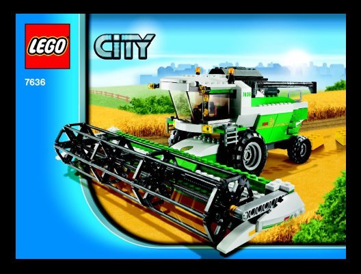 Notice / Instructions de Montage - LEGO - 7636 - Combine Harvester: Page 1