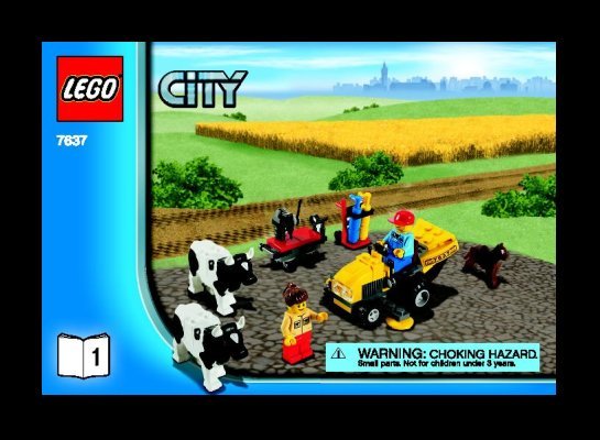 Notice / Instructions de Montage - LEGO - 7637 - Farm: Page 1