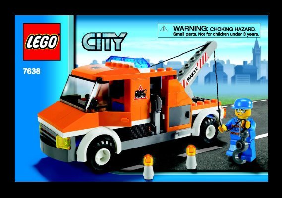 Notice / Instructions de Montage - LEGO - 7638 - Tow Truck: Page 1