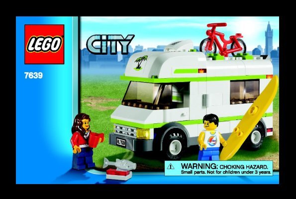 Notice / Instructions de Montage - LEGO - 7639 - Camper: Page 1