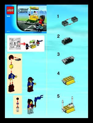 Notice / Instructions de Montage - LEGO - 7643 - Air Show Plane: Page 1