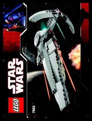 Notice / Instructions de Montage - LEGO - 7663 - Sith Infiltrator™: Page 1