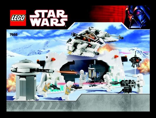 Notice / Instructions de Montage - LEGO - 7666 - Hoth Rebel Base™: Page 1