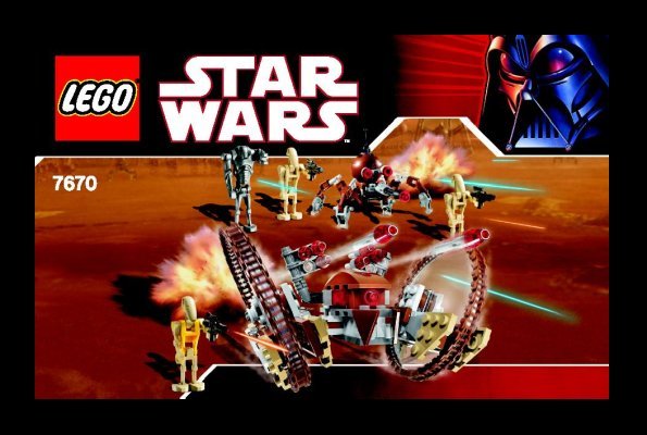 Notice / Instructions de Montage - LEGO - 7670 - Hailfire Droid & Spider Droid™: Page 1