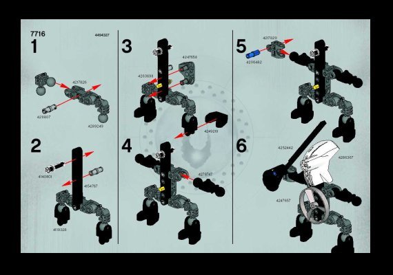 Notice / Instructions de Montage - LEGO - 7716 - QUICK Good Guy White: Page 1