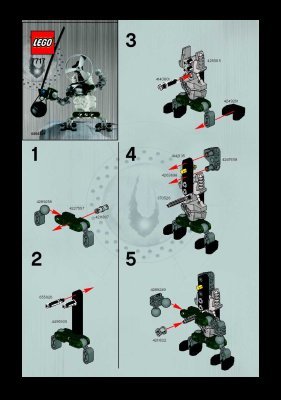 Notice / Instructions de Montage - LEGO - 7717 - QUICK Bad Guy Green: Page 1