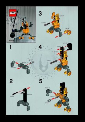 Notice / Instructions de Montage - LEGO - 7718 - QUICK Bad Guy Yellow: Page 1