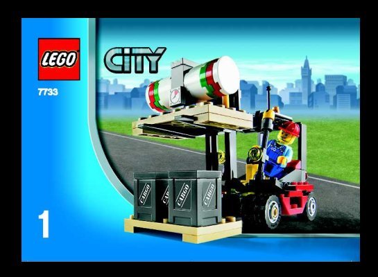 Notice / Instructions de Montage - LEGO - 7733 - Cargo Truck & Forklift: Page 1