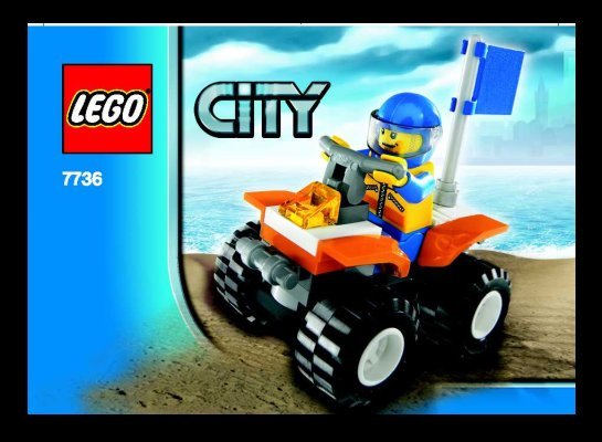 Notice / Instructions de Montage - LEGO - 7736 - Coast Guard Quad Bike: Page 1