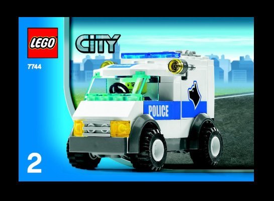 Notice / Instructions de Montage - LEGO - 7744 - Police Headquarters: Page 1