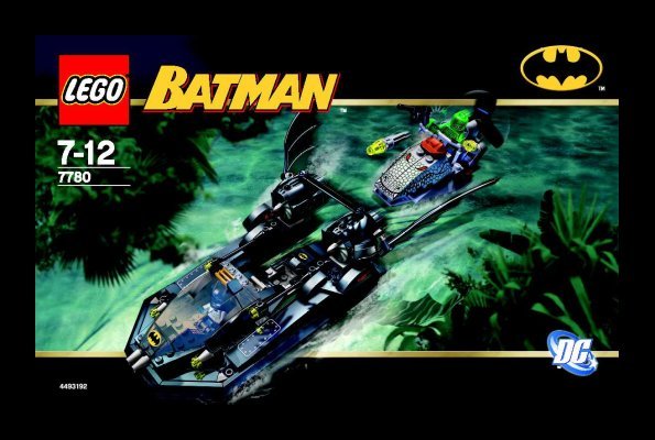 Notice / Instructions de Montage - LEGO - 7780 - The Batboat™: Hunt for Killer Croc™: Page 1