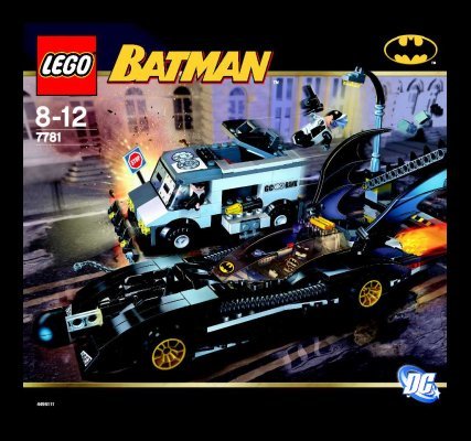 Notice / Instructions de Montage - LEGO - 7781 - The Batmobile™: Two-Face's Escape: Page 1