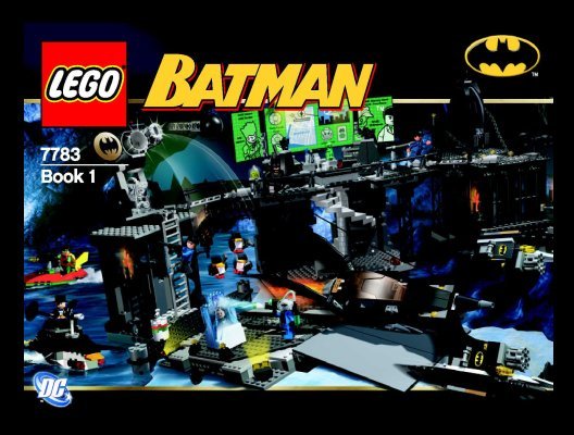 Notice / Instructions de Montage - LEGO - 7783 - The Batcave™: The Penguin™ and Mr. Freez: Page 1