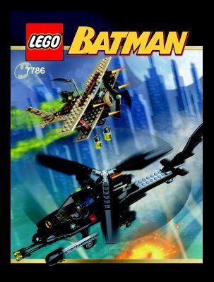 Notice / Instructions de Montage - LEGO - 7786 - The Batcopter™: The Chase for Scarecrow: Page 1