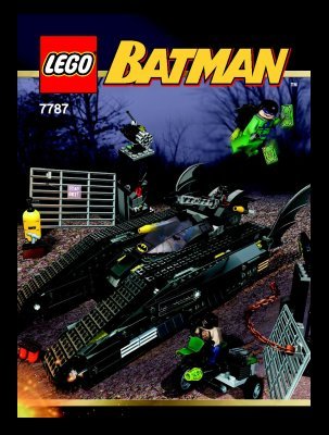 Notice / Instructions de Montage - LEGO - 7787 - The Bat-Tank™: The Riddler™ and Bane's H: Page 1