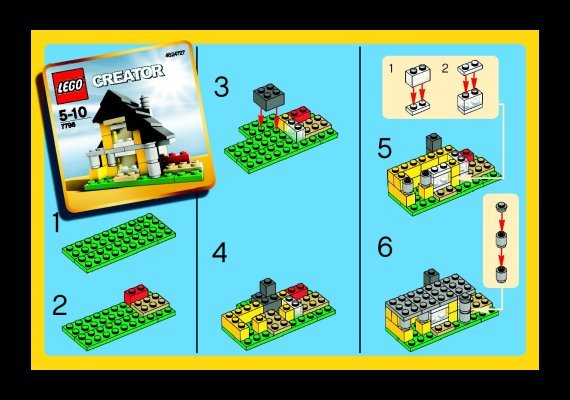 Notice / Instructions de Montage - LEGO - 7796 - House: Page 1