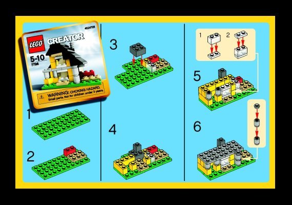 Notice / Instructions de Montage - LEGO - 7796 - House: Page 1