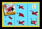 Notice / Instructions de Montage - LEGO - 7797 - Bi-Plane: Page 1