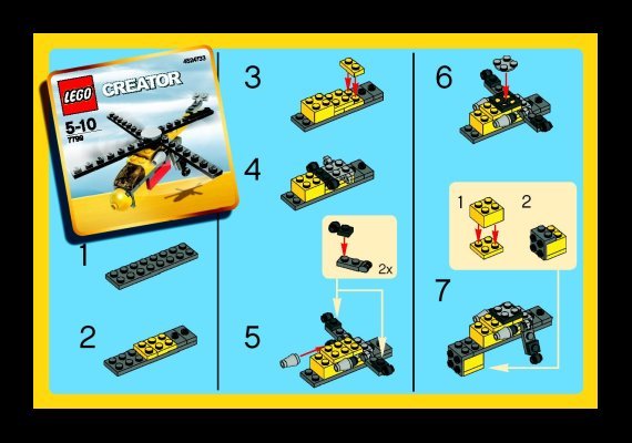 Notice / Instructions de Montage - LEGO - 7799 - Cargo Chopper: Page 1