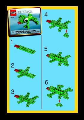 Notice / Instructions de Montage - LEGO - 7804 - Lizard: Page 1