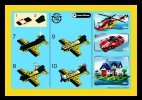 Notice / Instructions de Montage - LEGO - 7808 - Yellow airplane: Page 2