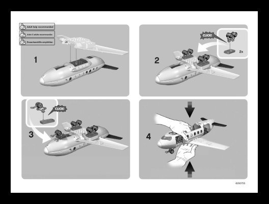 Notice / Instructions de Montage - LEGO - 7840 - Airport Action Set: Page 1