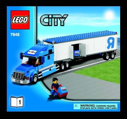 Notice / Instructions de Montage - LEGO - 7848 - Toys "R” Us Truck: Page 1