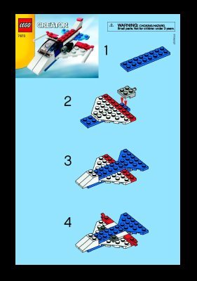 Notice / Instructions de Montage - LEGO - 7873 - Jet Plane: Page 1