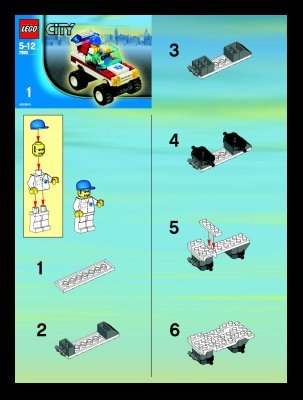 Notice / Instructions de Montage - LEGO - 7892 - Hospital: Page 1