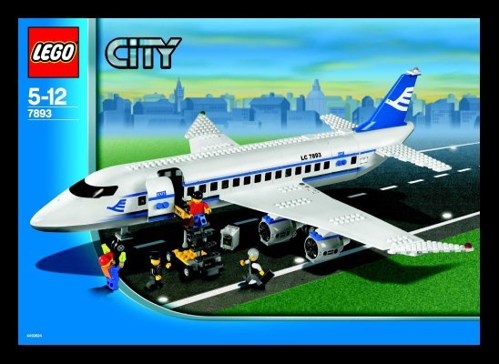 Notice / Instructions de Montage - LEGO - 7893 - Passenger Plane: Page 1