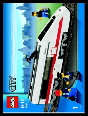 Notice / Instructions de Montage - LEGO - 7897 - Passenger Train: Page 1