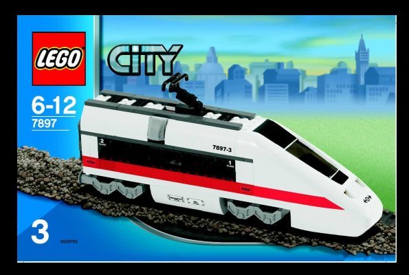 Notice / Instructions de Montage - LEGO - 7897 - Passenger Train: Page 1