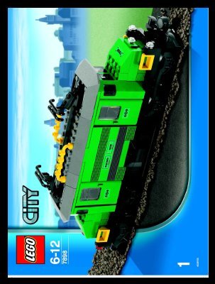 Notice / Instructions de Montage - LEGO - 7898 - Cargo Train Deluxe: Page 1