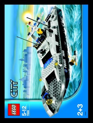 Notice / Instructions de Montage - LEGO - 7899 - Police Boat: Page 1