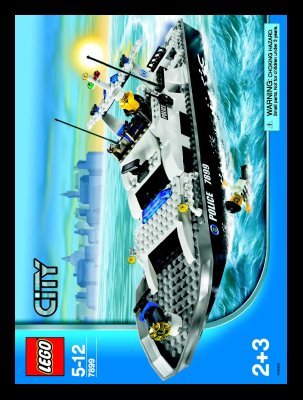 Notice / Instructions de Montage - LEGO - 7899 - Police Boat: Page 1