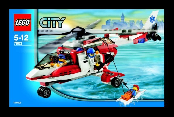 Notice / Instructions de Montage - LEGO - 7903 - Rescue Helicopter: Page 1