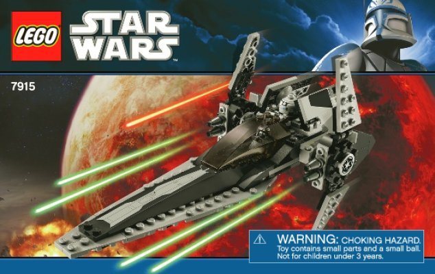 Notice / Instructions de Montage - LEGO - 7915 - Imperial V-wing Starfighter™: Page 1