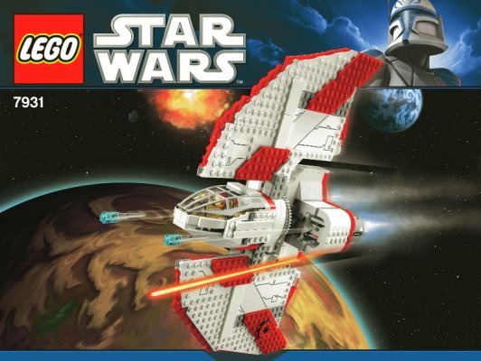 Notice / Instructions de Montage - LEGO - 7931 - T-6 Jedi Shuttle™: Page 1